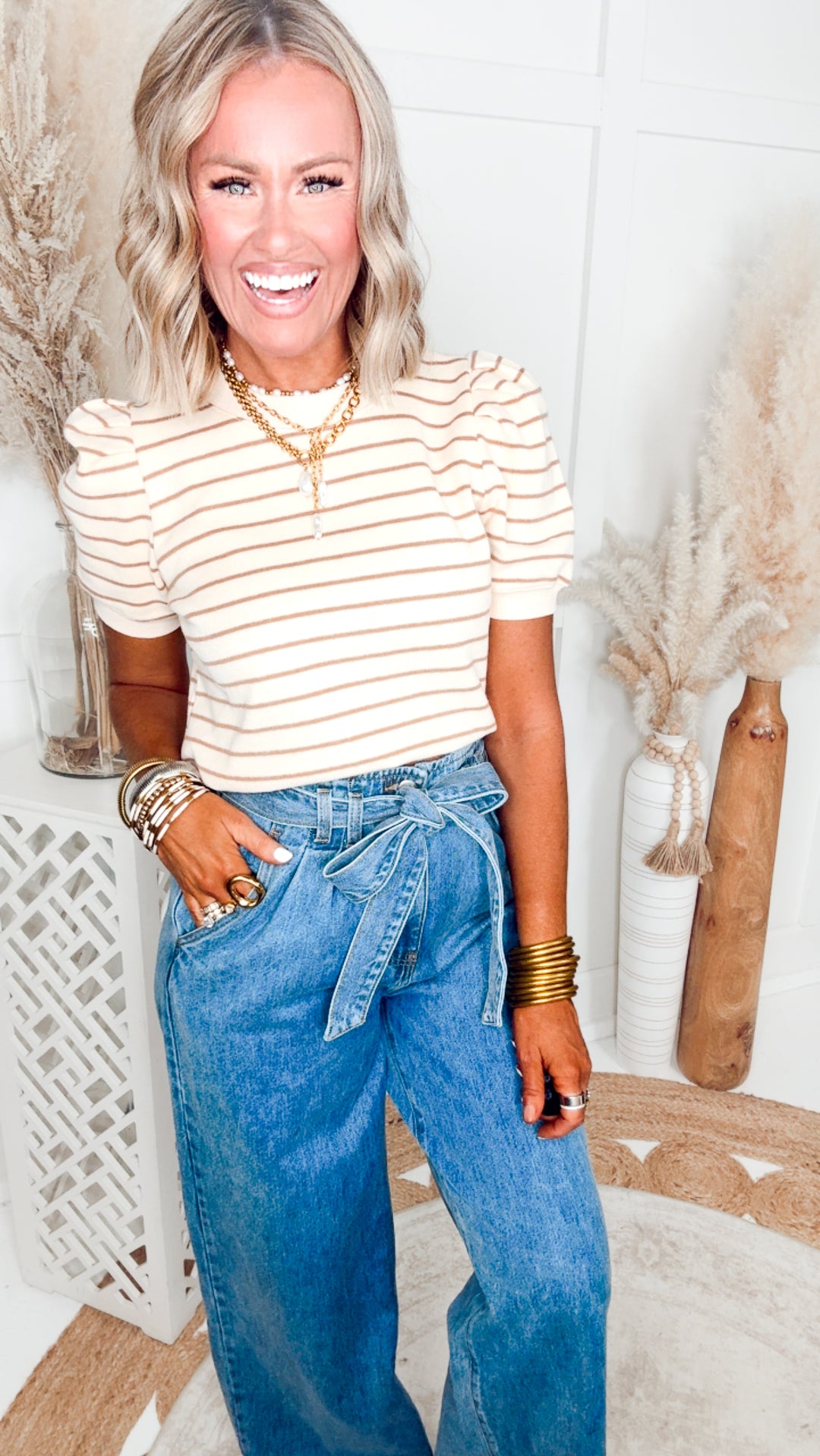 The Stripe Haven Top
