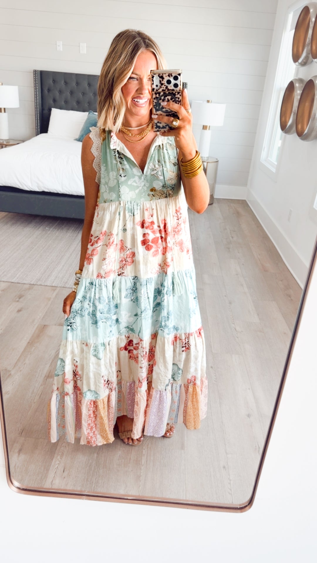 Patchwork Petal Dress