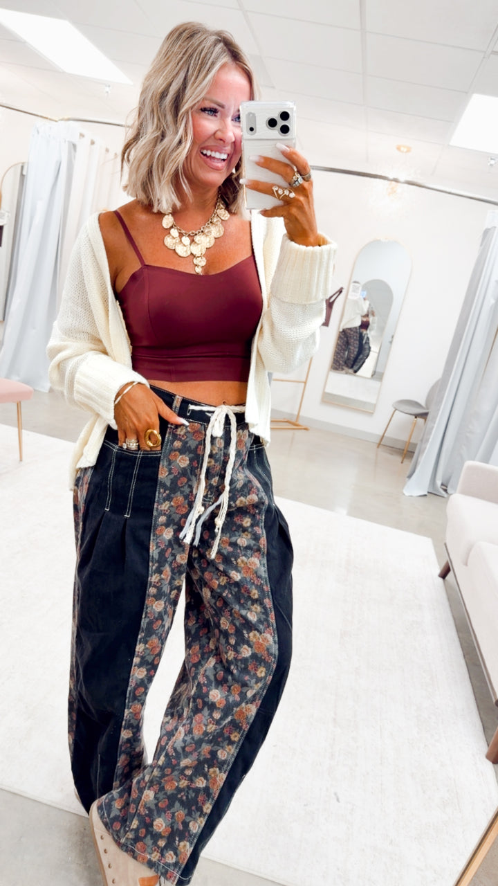 The Willow Haze Pants-Black