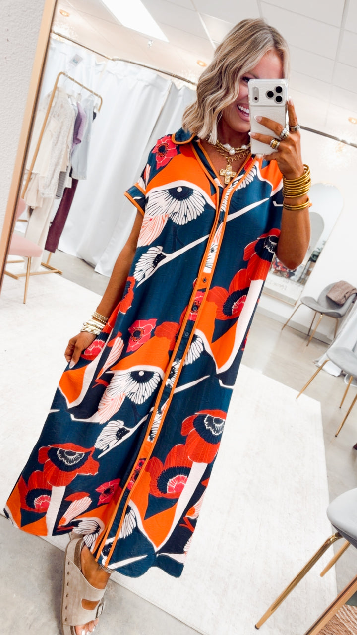 The Monaco Palm Dress