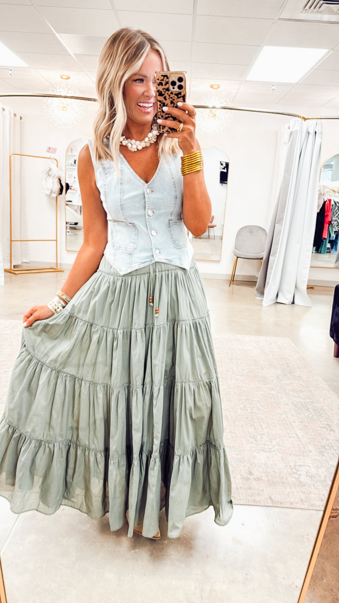 Nash Denim Vest-Light Denim