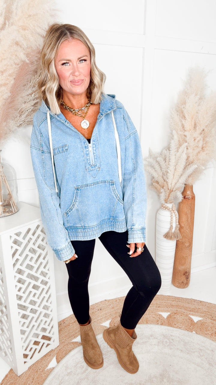 The Callie Half-Zip Hoodie