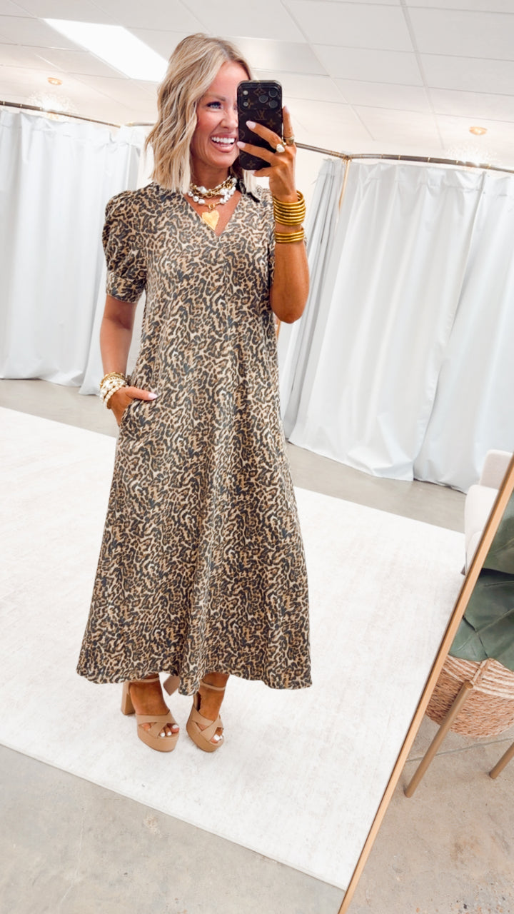 The Untamed Chic Midi Dress