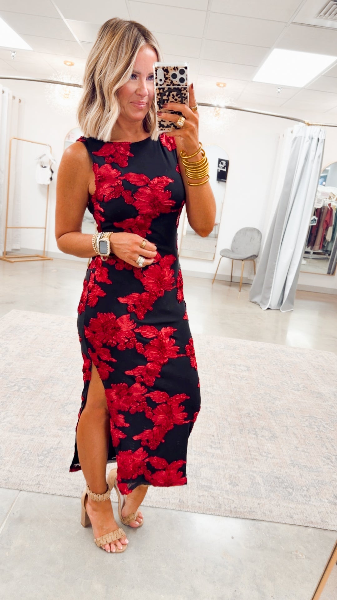 The Evening Flora Midi Dress