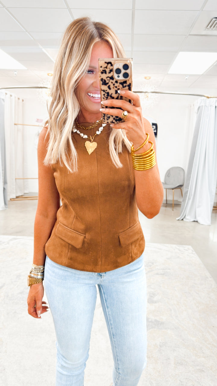 Blair Suede Top