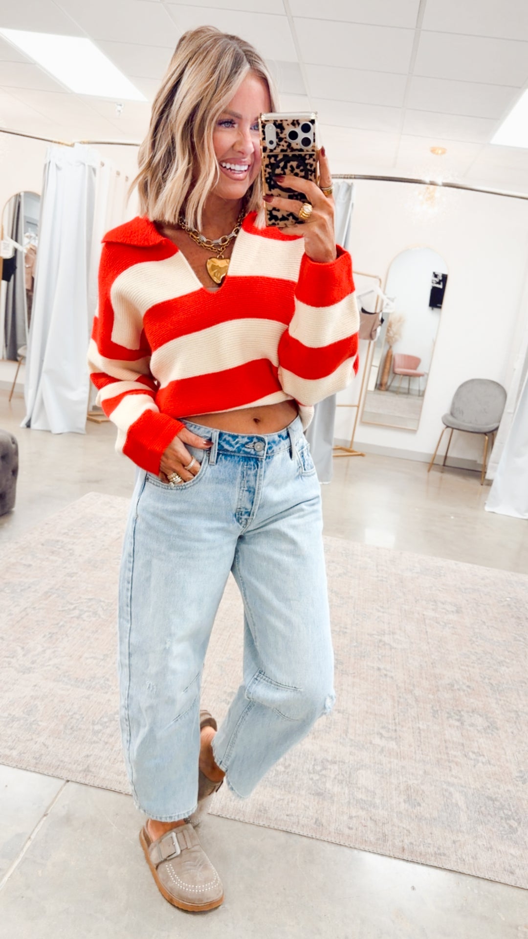 Peppermint Cozy Sweater