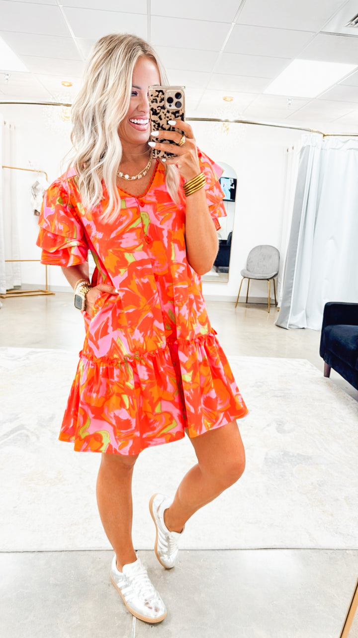 Island Glow Mini Dress