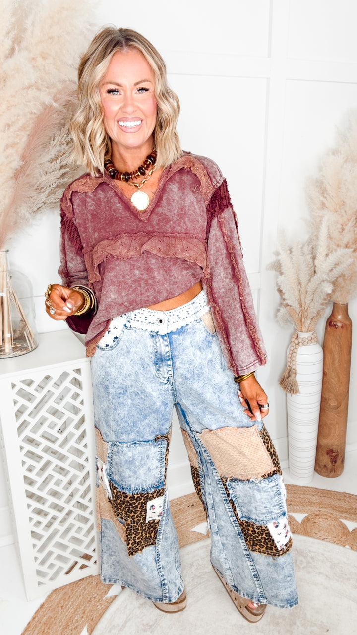 The Wild Card Pants-Denim