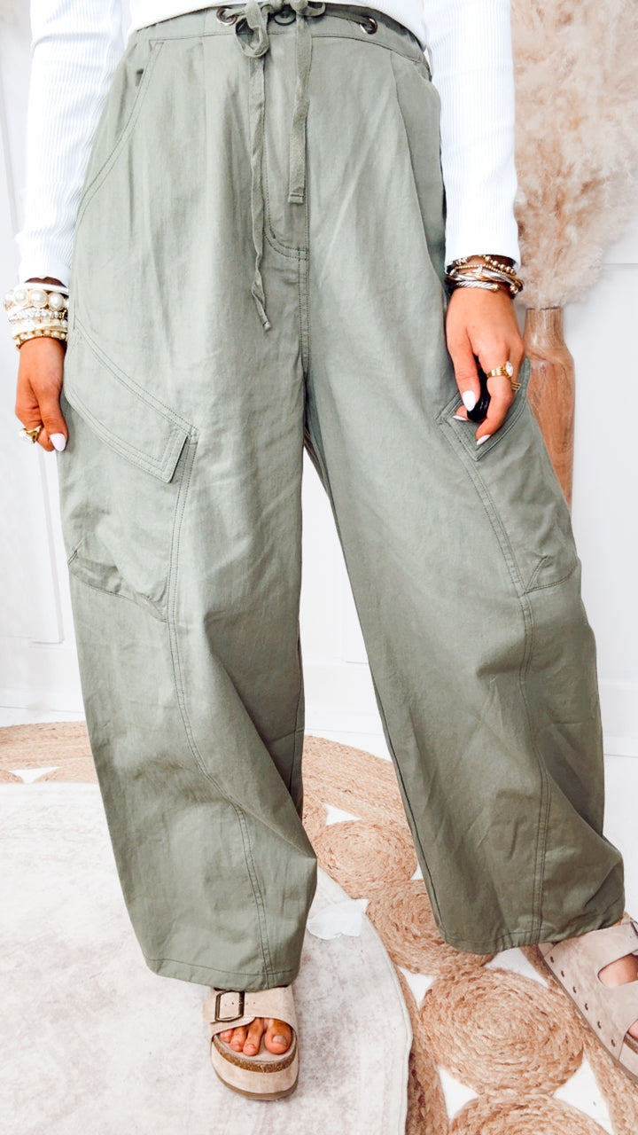 The Remington Cargo Pants-Olive