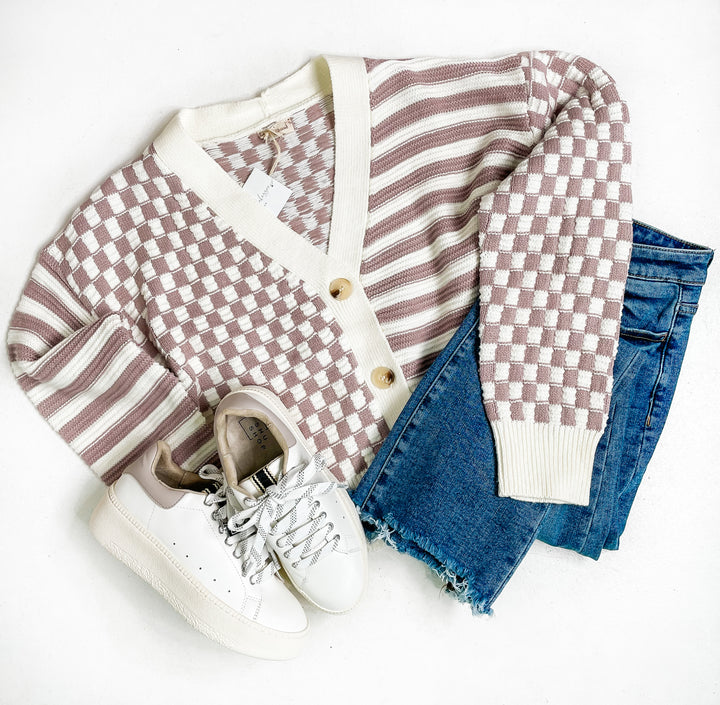 Neutral Harmony Knit Cardigan