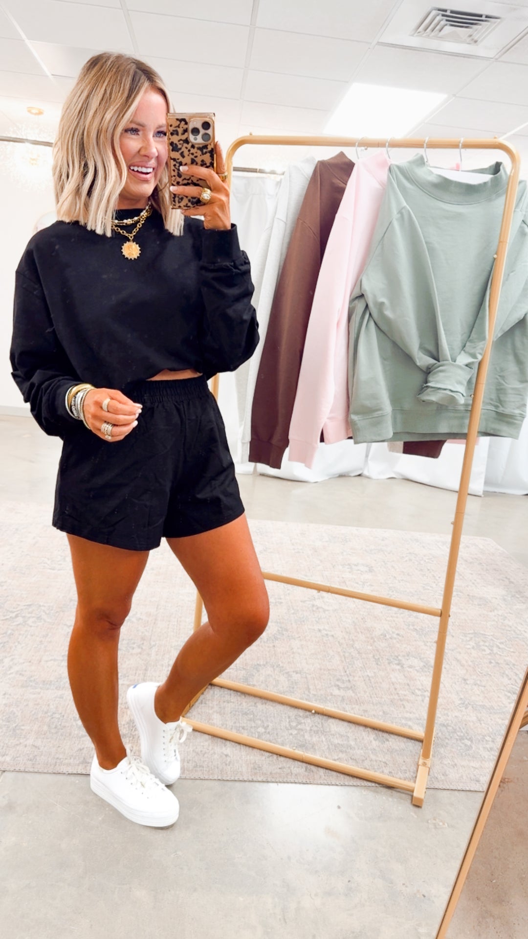 Hollis Two-Piece Set-Black