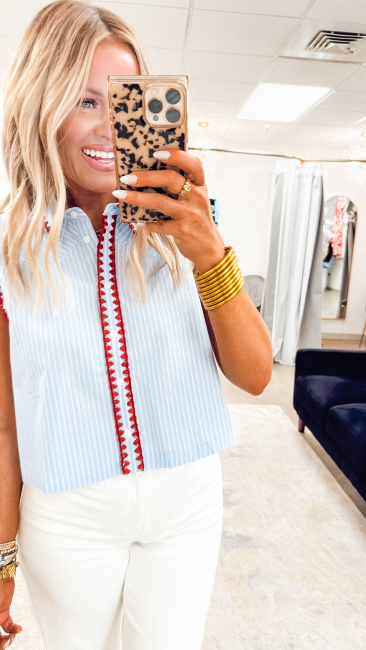 The Scarlett Stripe Top