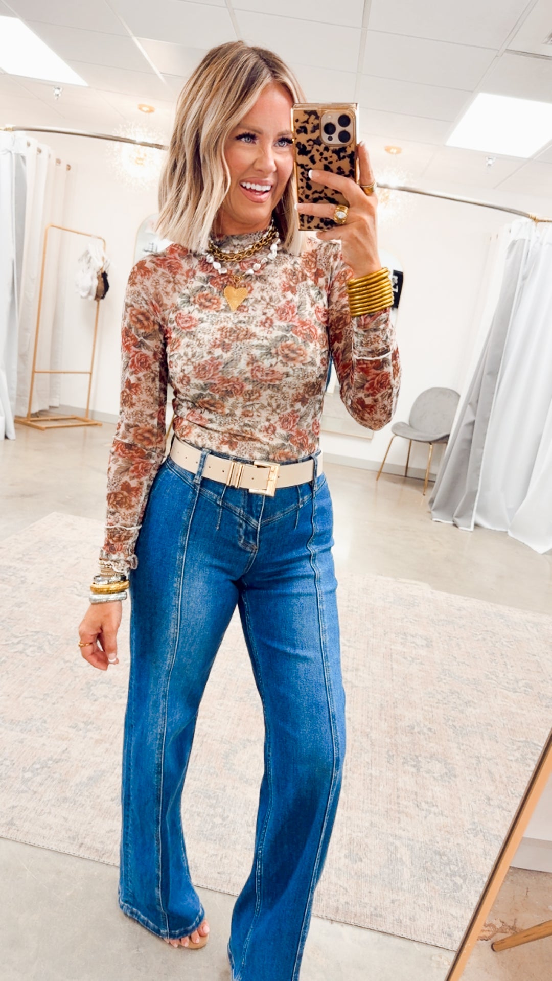 Lucy High Rise Wide Leg Jean-Dark