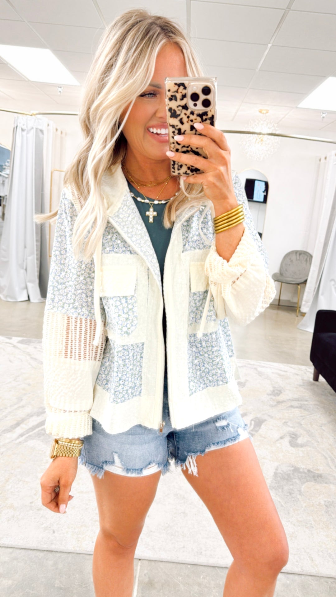 Gypsy Patch Balloon Sleeve Jacket