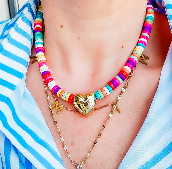 Hey Girlie Beaded Necklace