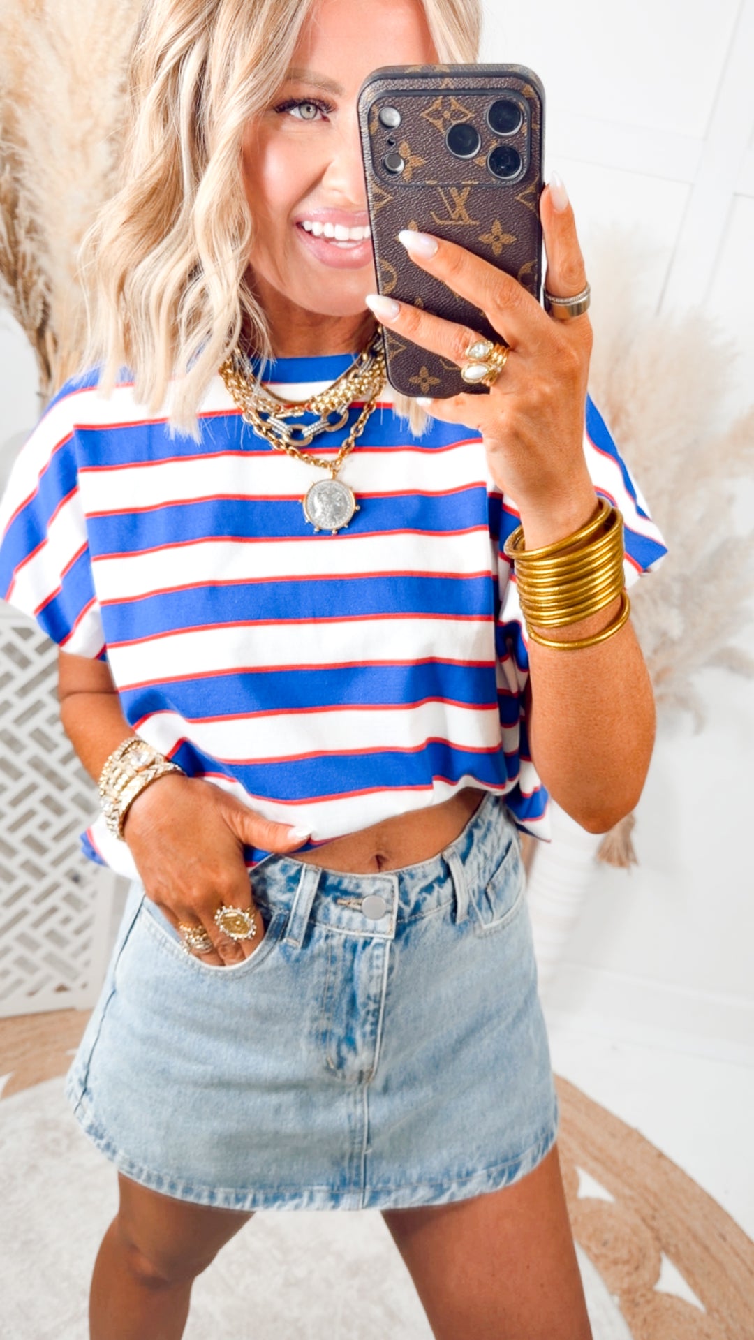 The American Striped Tee