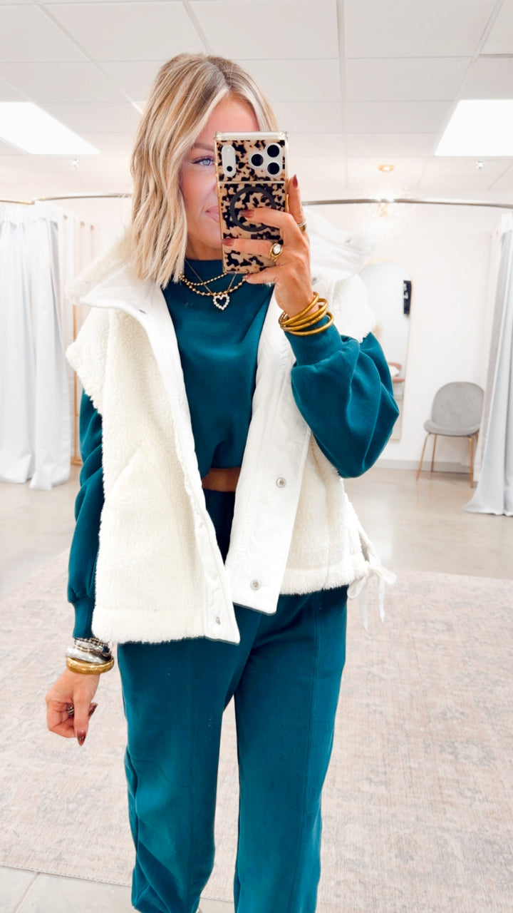 Lounge Ease Set-Deep Green