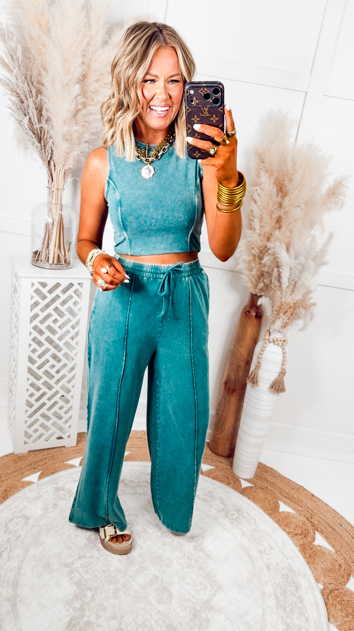 The Drift Away Set-Teal