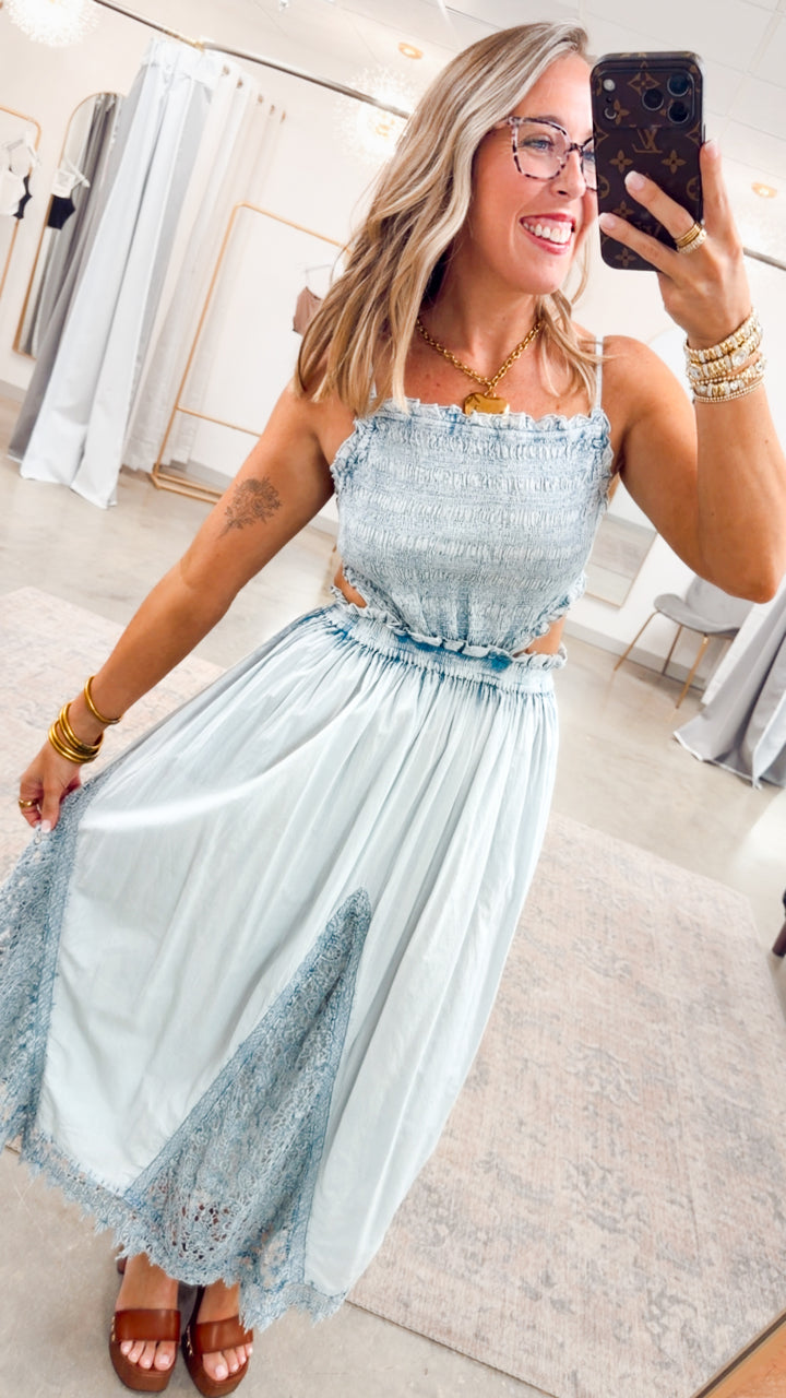 The Lumen Dress-Denim