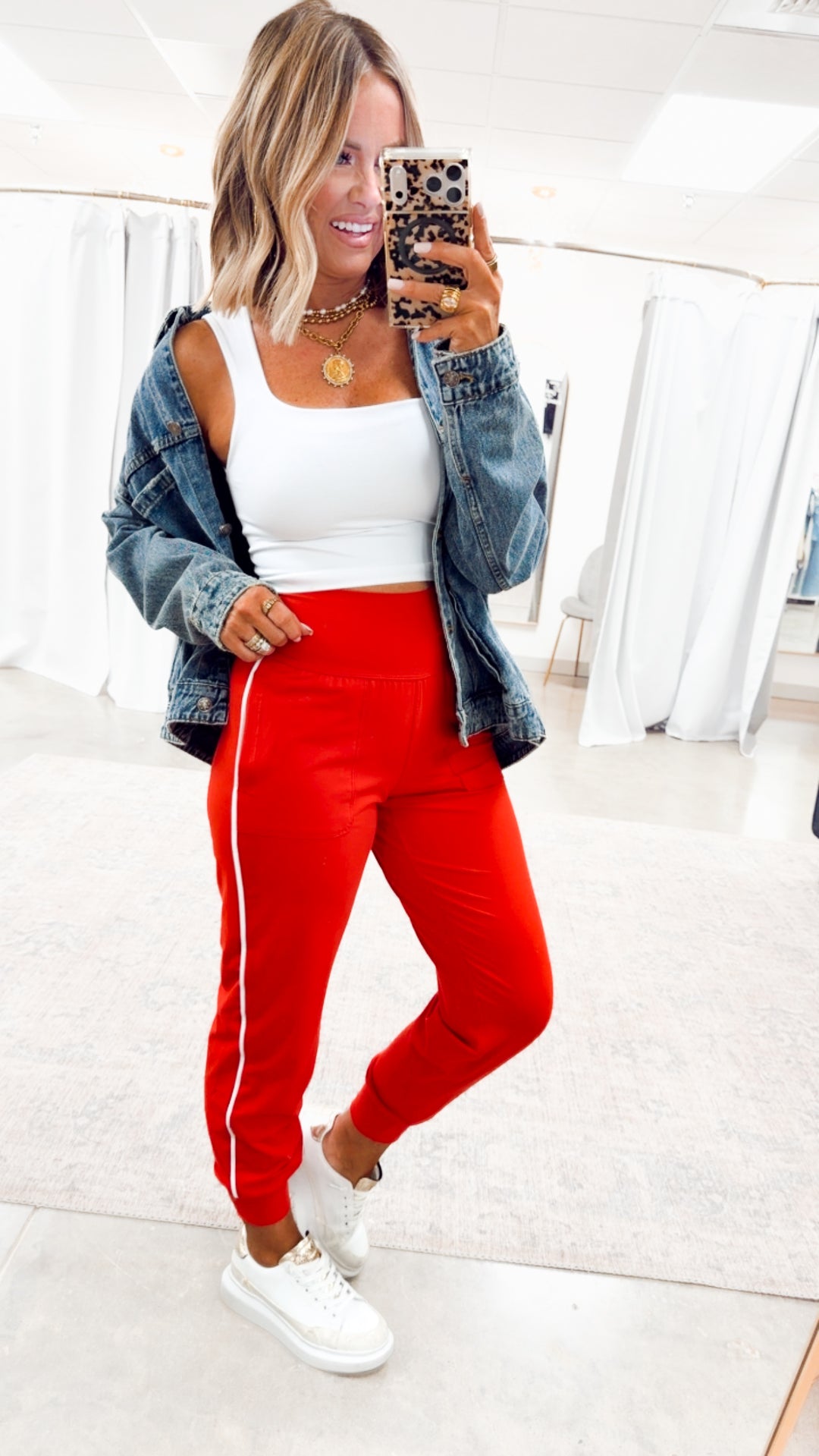 The Butter Flex Joggers-Red