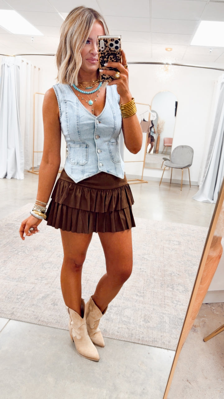 Nash Denim Vest-Light Denim