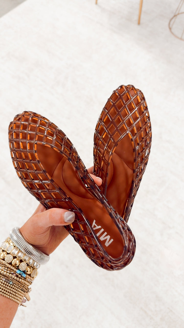 The Bali Brown Jelly Flat