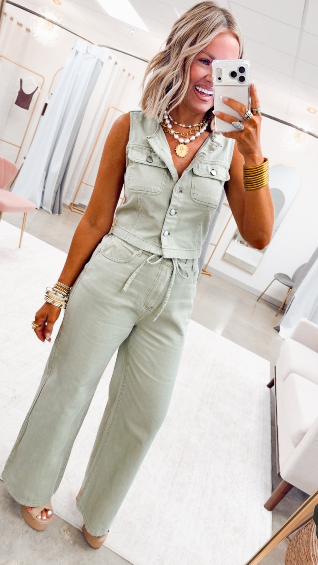 The Oaklynn Utility Set-Olive
