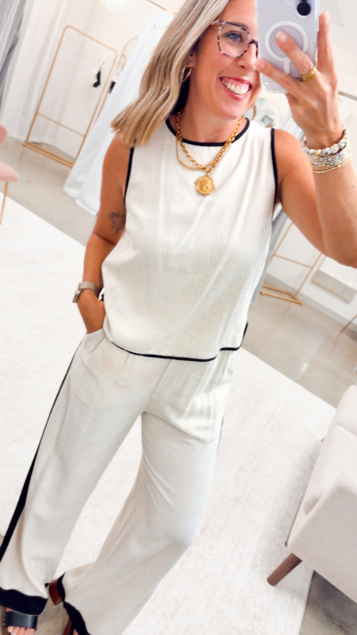 The Lumen Two Piece Set-Natural