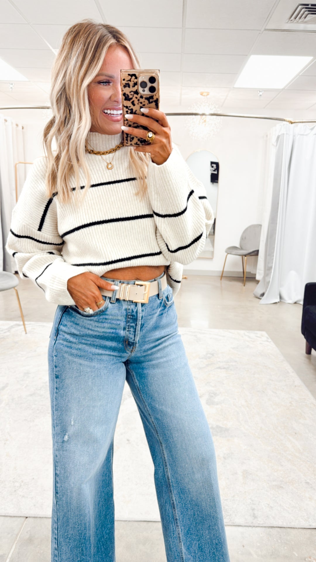 Farrah Mock Neck Sweater