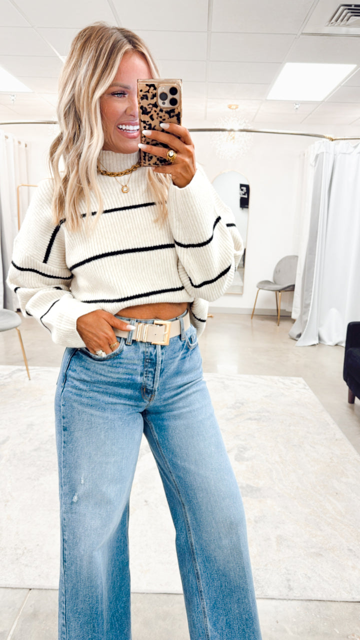 Farrah Mock Neck Sweater
