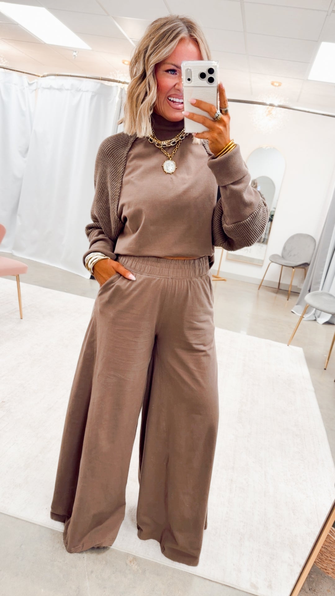 The Luxe Comfort Set-Mocha Latte