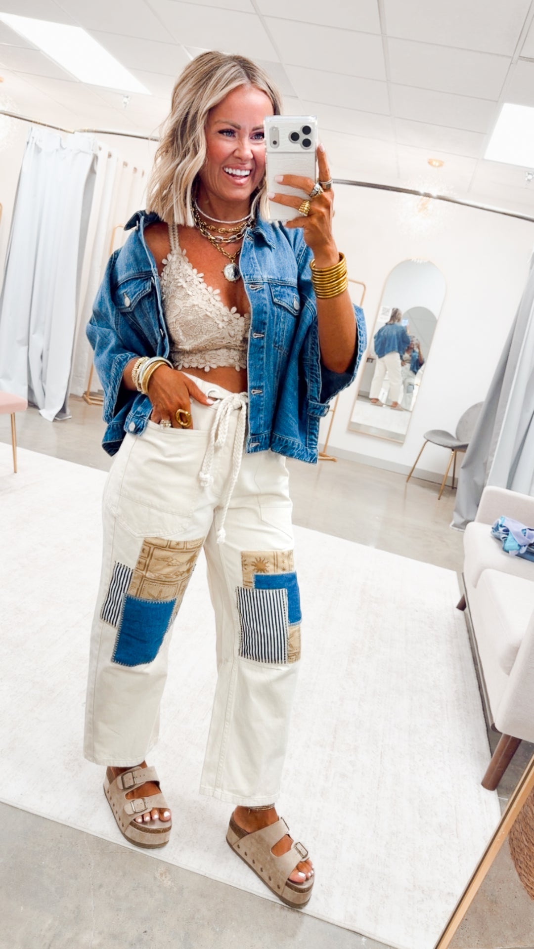 The Patchwork Paradise Jean