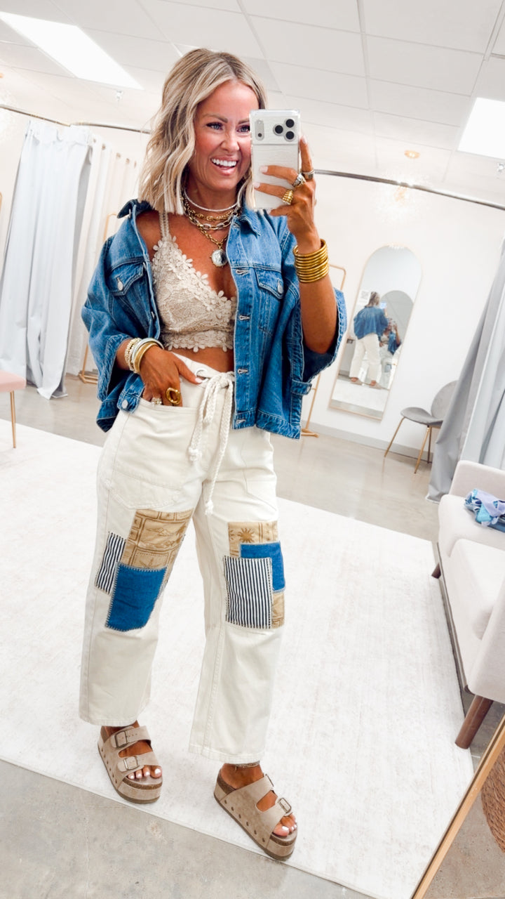 The Patchwork Paradise Jean