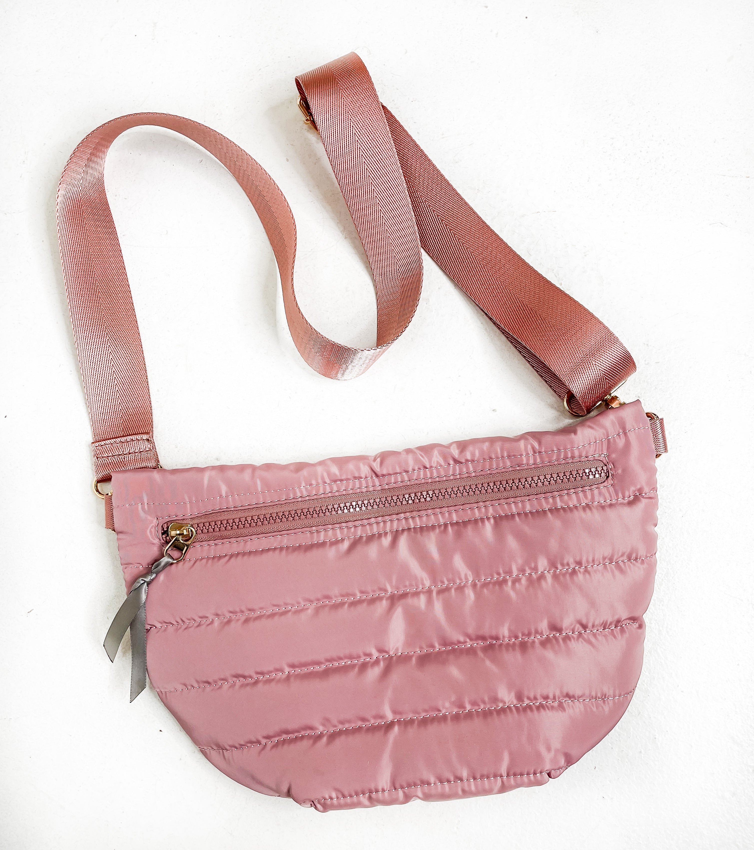 Jolie Puffer Belt Bag Pink