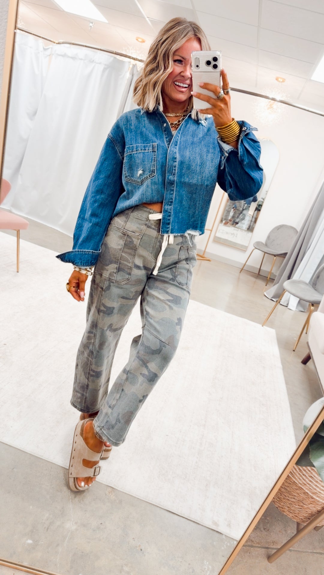 The Rogue Camo Barrel Jean