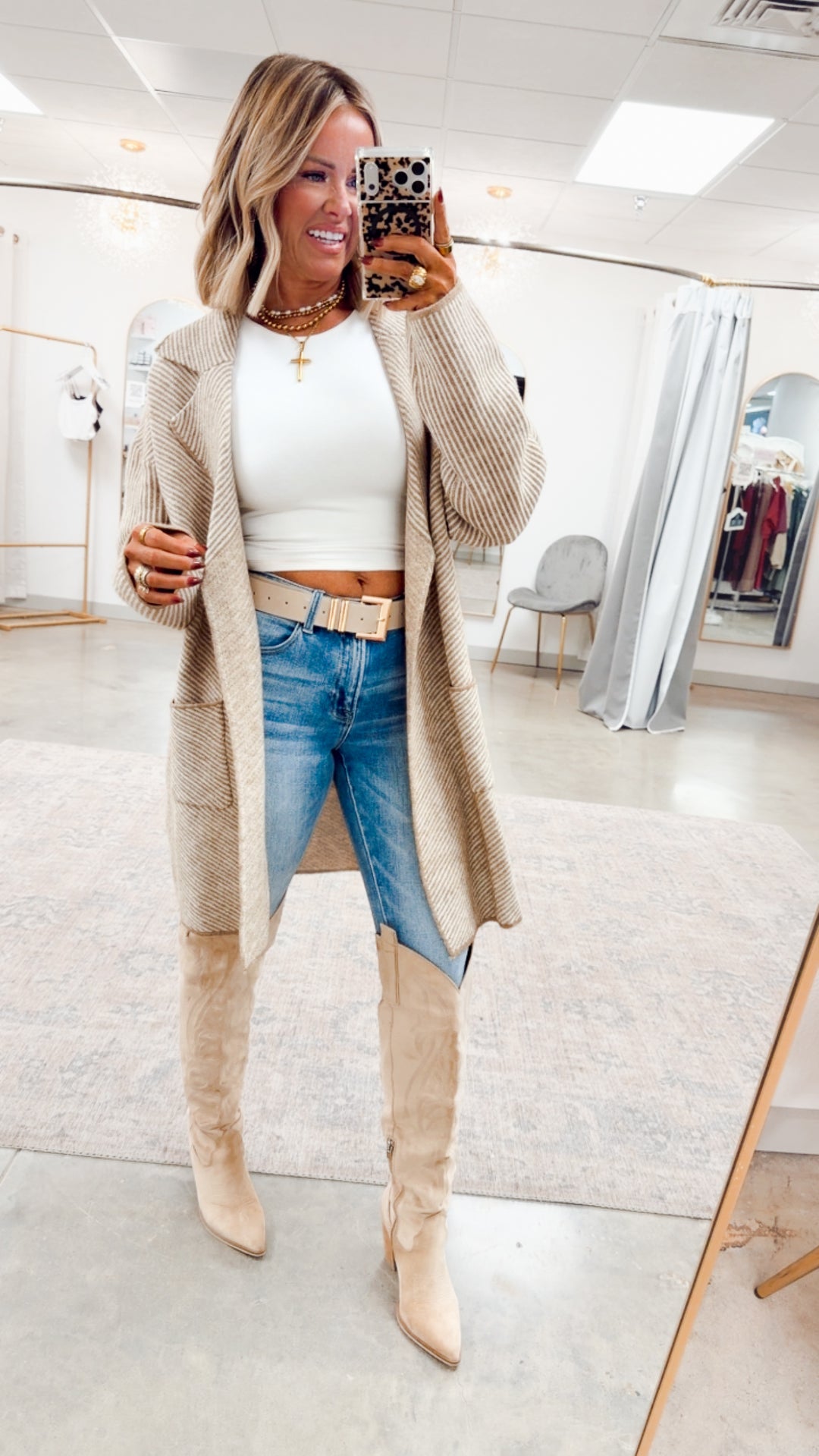 The Sutton Open Front Coat