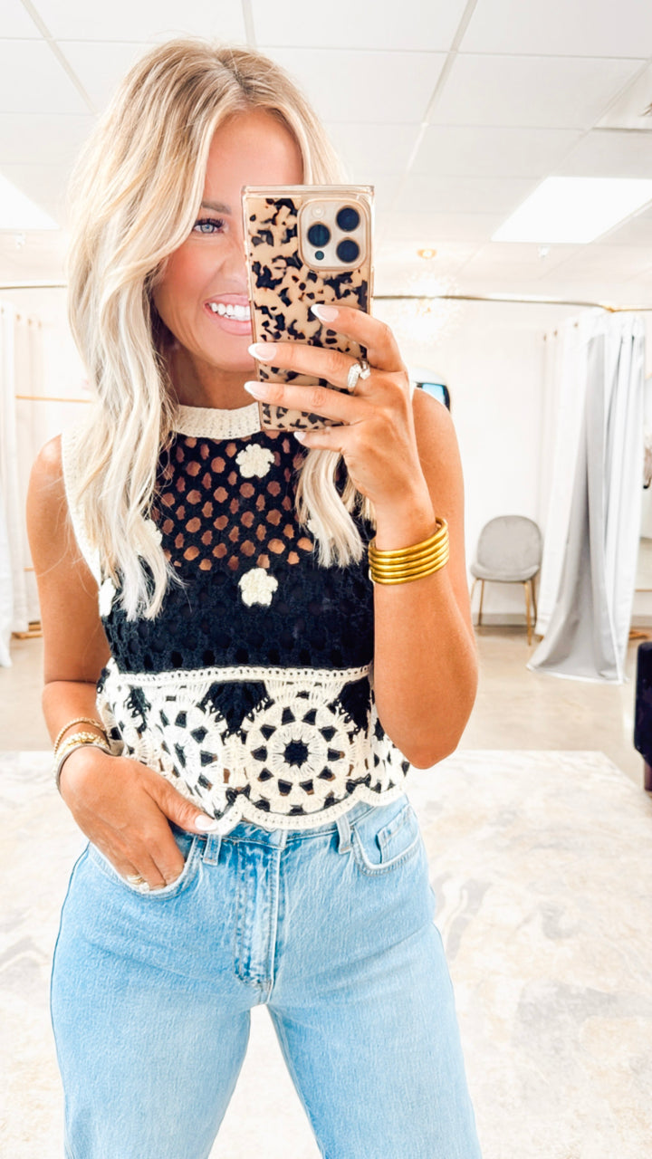 The Creamfield Crochet Top