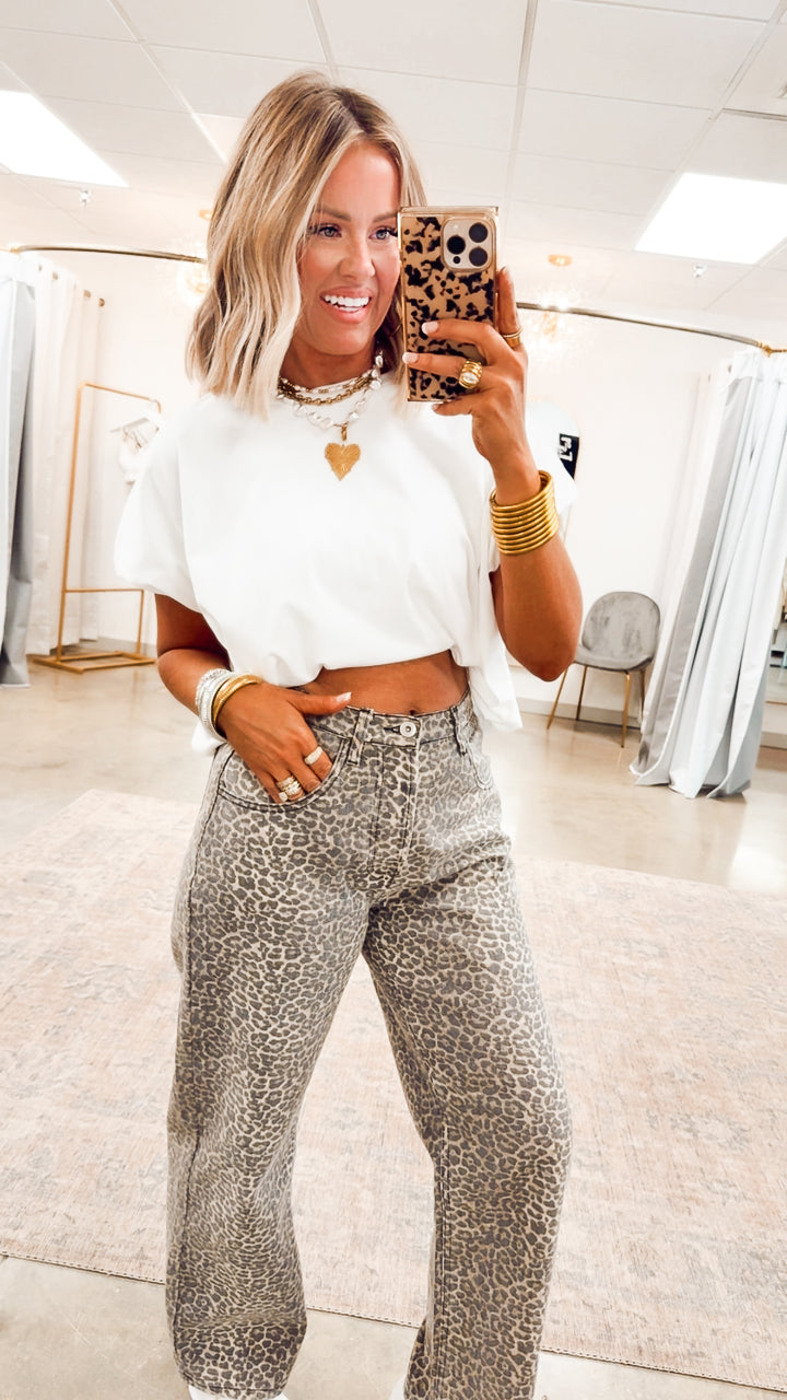 Waverly Bubble Hem Blouse-White