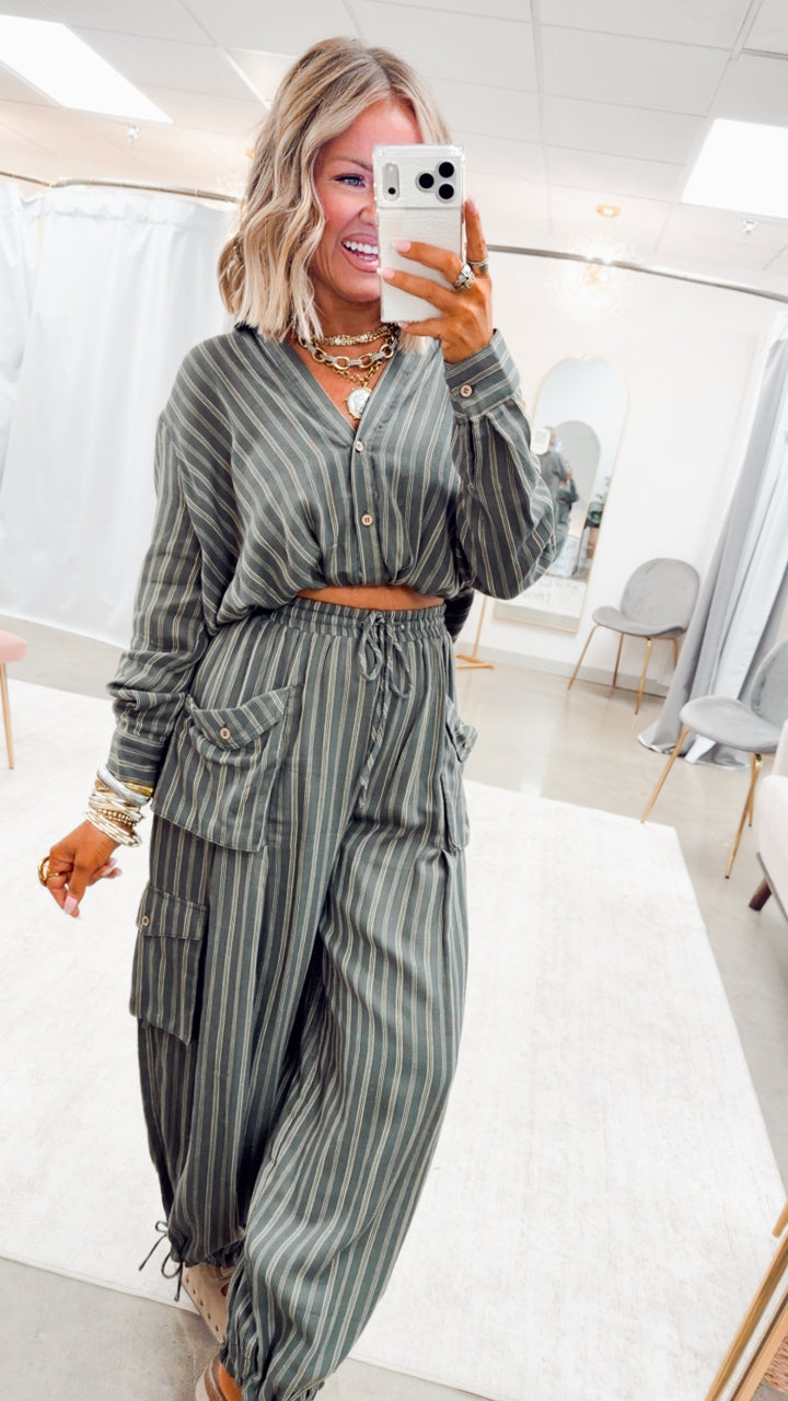 The Verity Cargo Pants Set