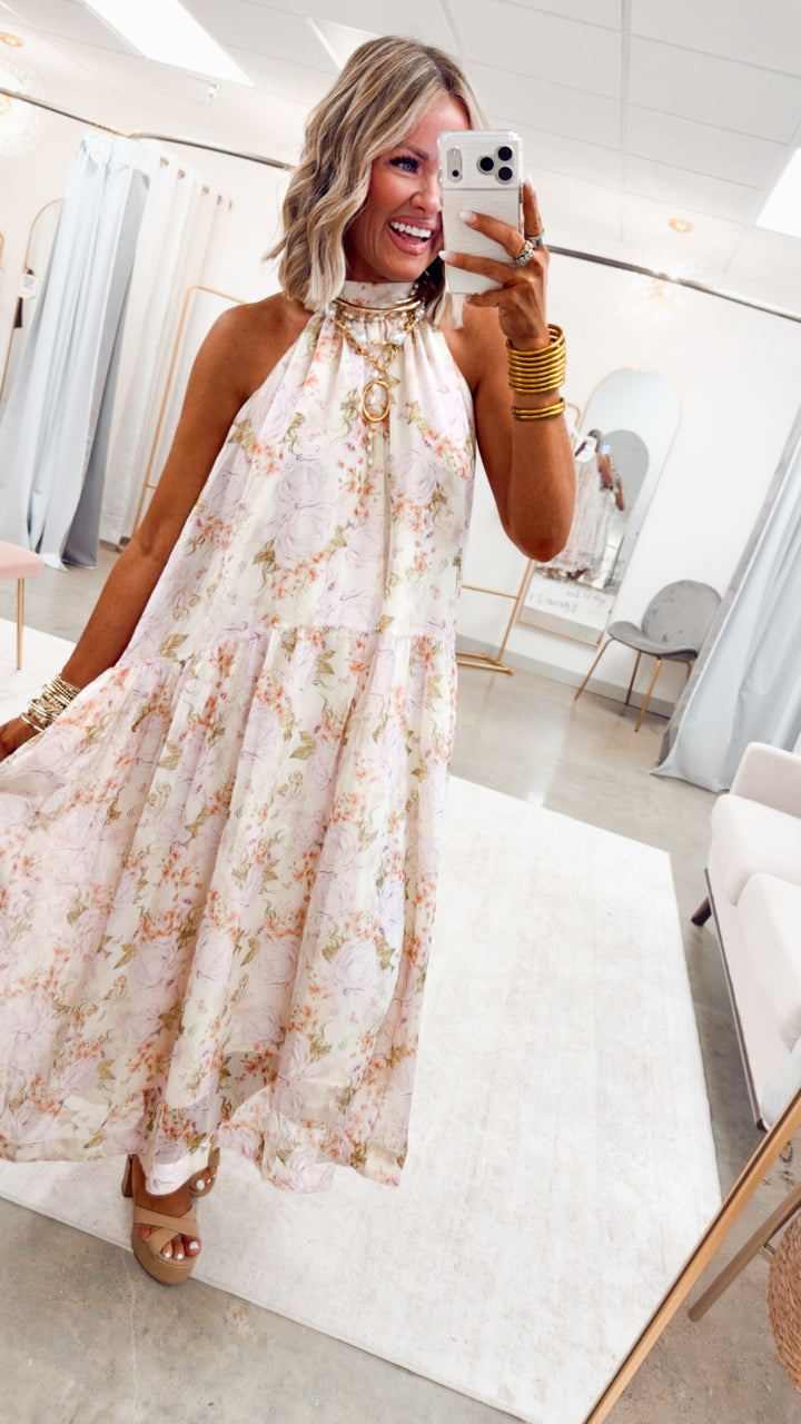 The Rose Halter Dress