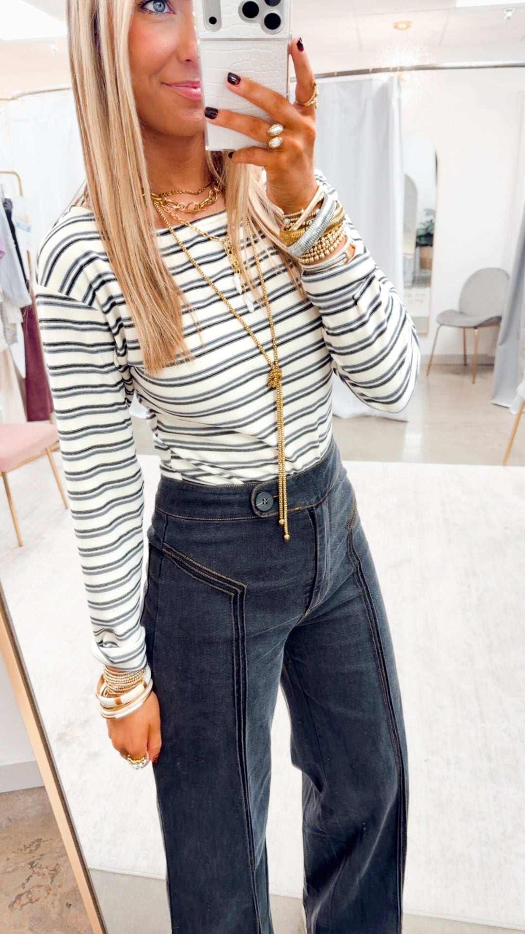 Horizon Boat Neck Bodysuit