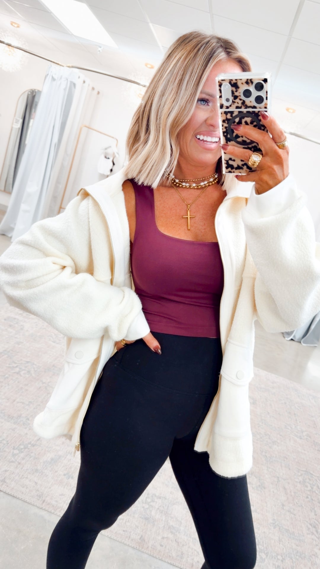 The Ellis Plush Sherpa Jacket