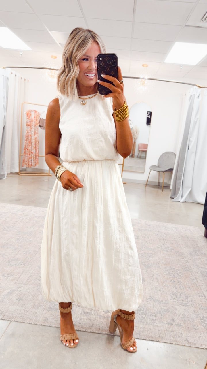 The Bubble Bliss Two-Piece Set-Ivory