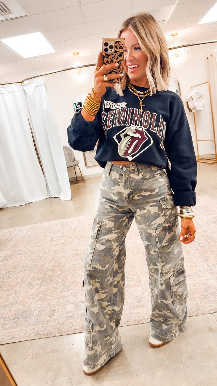 Rolling Stones Seminoles Diamond Sweatshirt