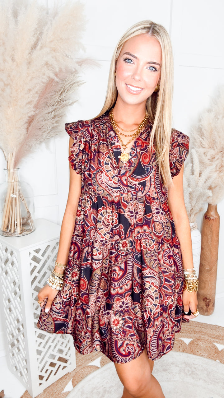The Hazelwood Tiered Mini Dress