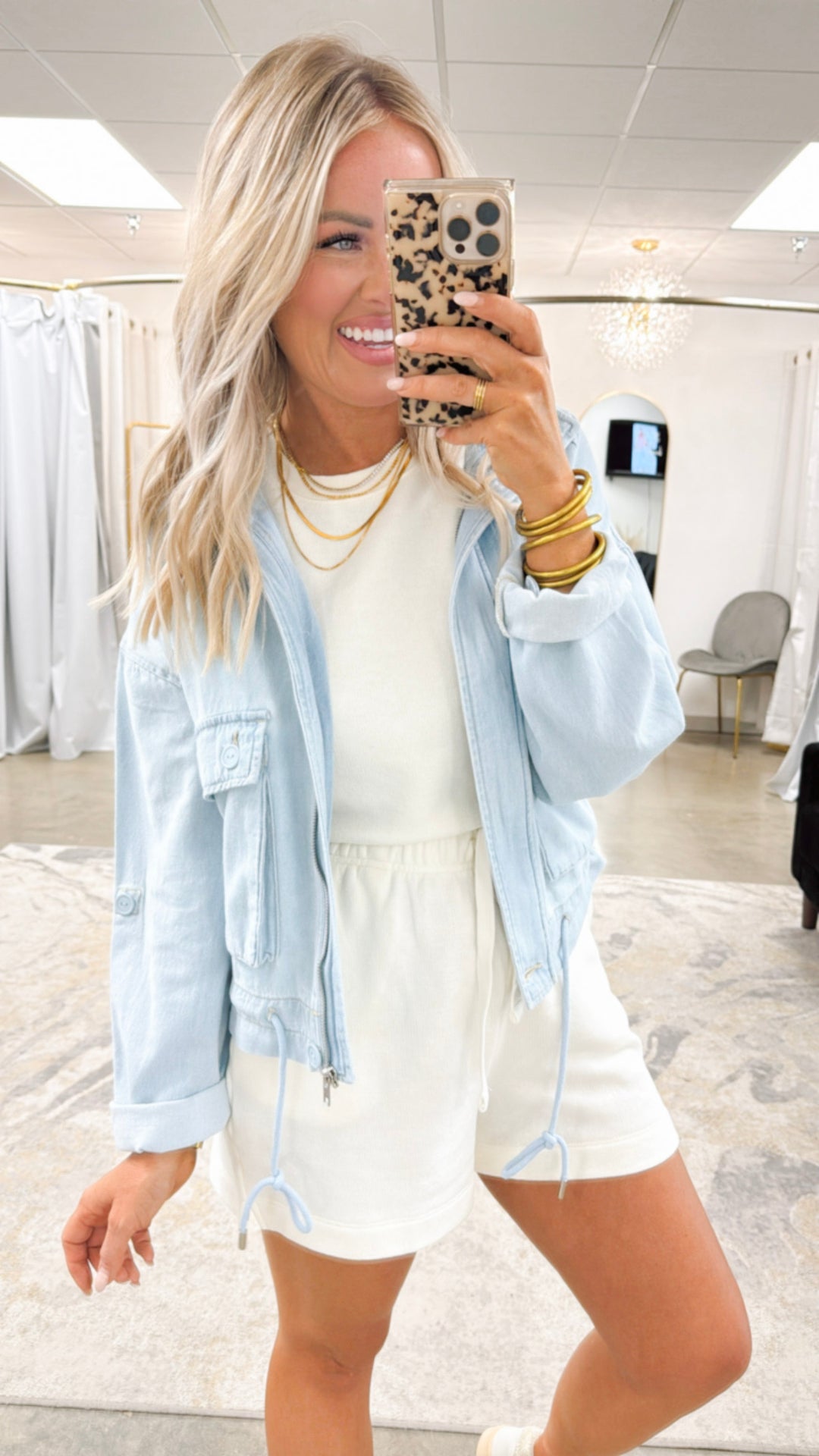 The Sunkissed Crop Top & Shorts Set-Cream