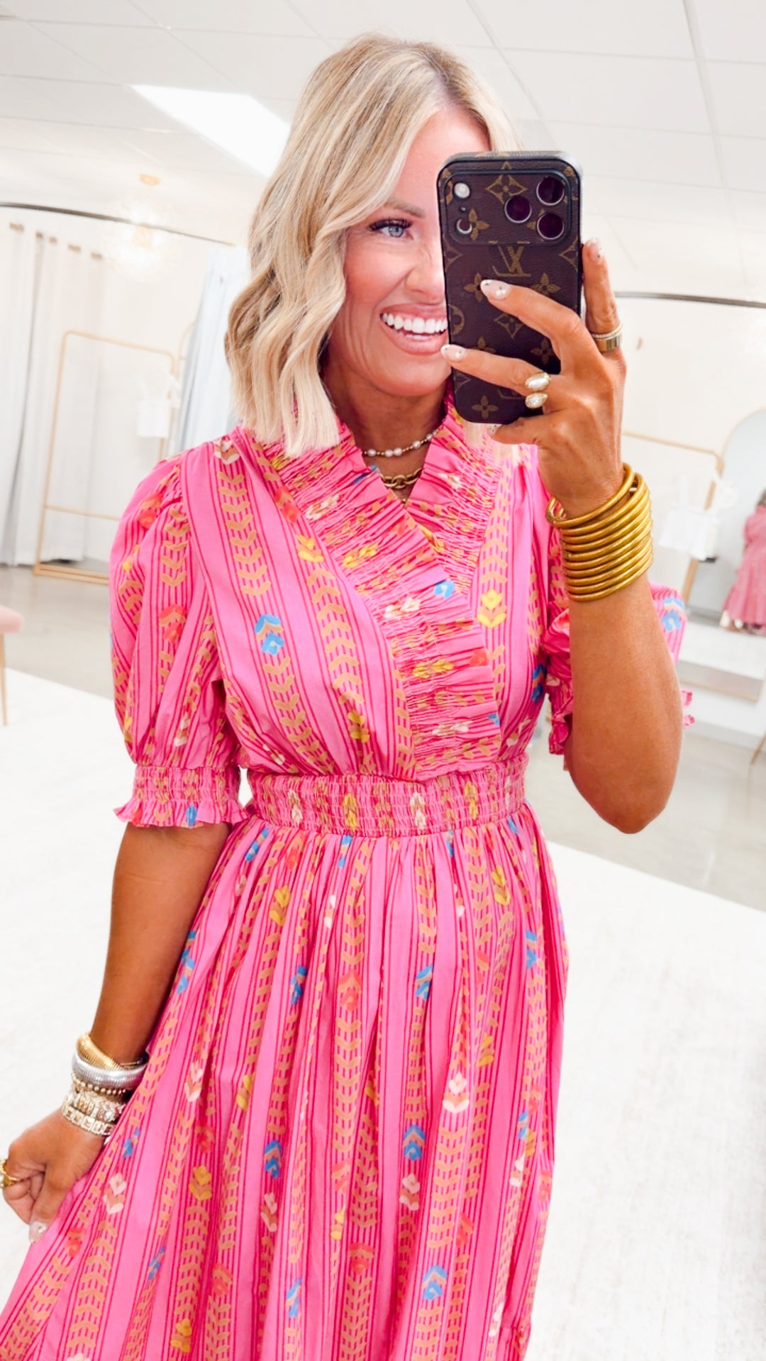 The Peony Palace Midi Dress