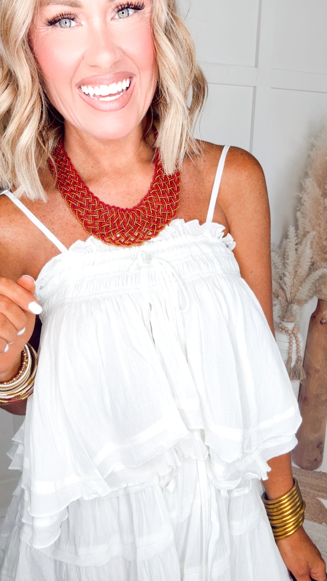 The Cambria Two Piece Set-White