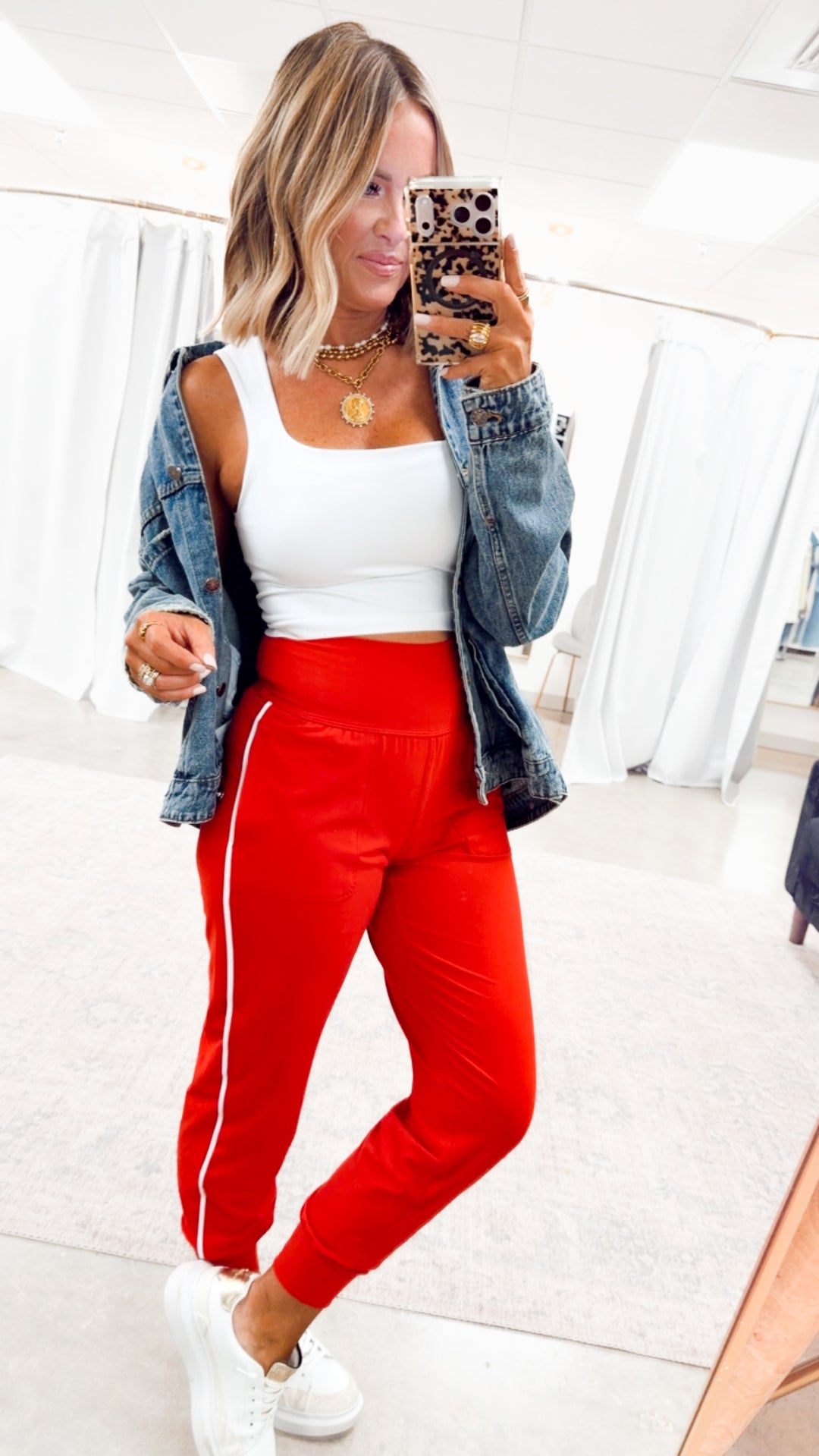 The Butter Flex Joggers-Red