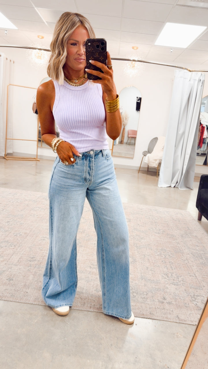 Miranda High Rise Wide Leg Jean